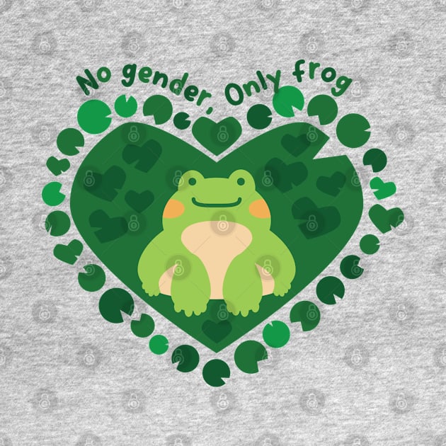 No gender, only frog [moss] by deadbeatprince typography